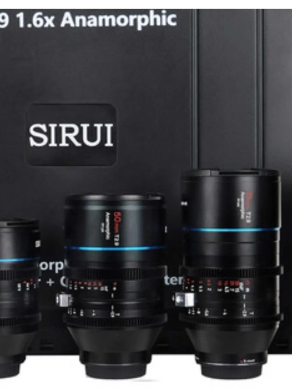 Sirui Black Anamorphic Cinema Lens - Professional 1.6x with Sony FX3 Camera